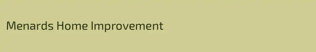Menards Home Improvement